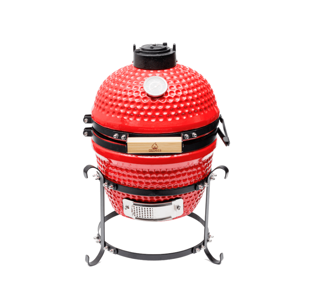 เตาถ่านบาร์บีคิว KINGBE KAMADO 13 นิ้ว สีแดง_0